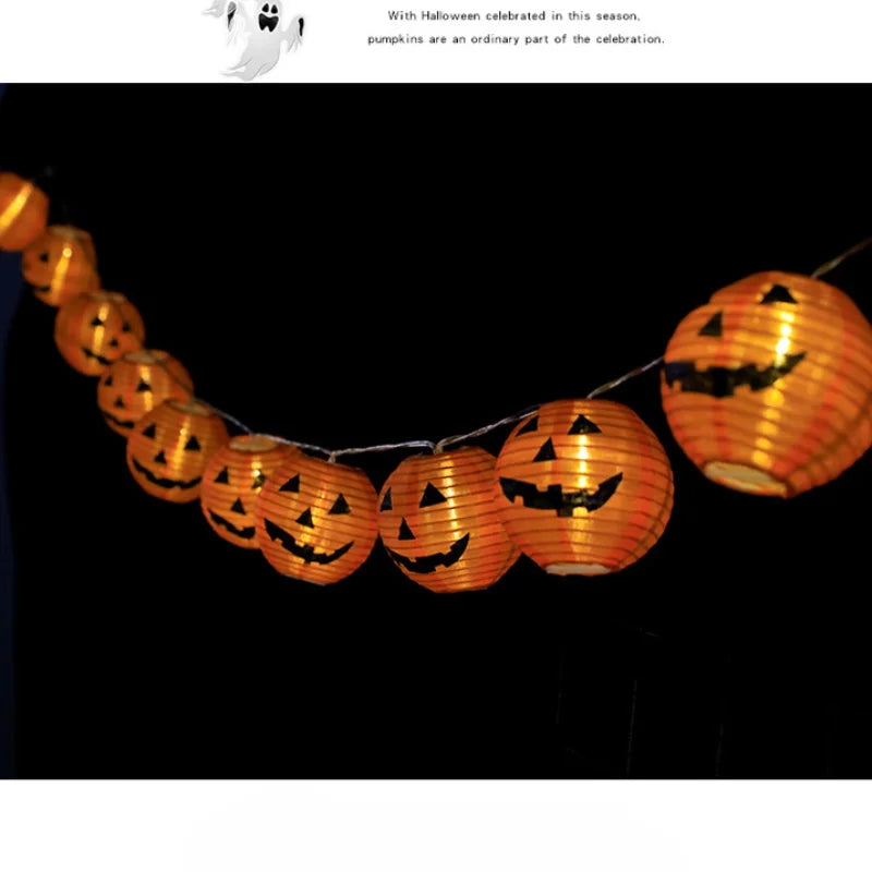 Guirxiété lumineuse LED portable pour Halloween