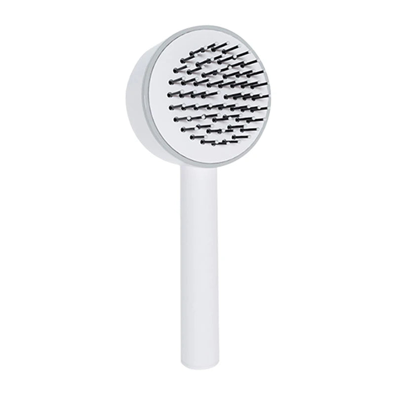 Peigne à cheveux Airbag Central, brosse à cheveux démêlante autonettoyante pour femmes, lisse, antistatique, Massage du cuir chevelu, livraison directe