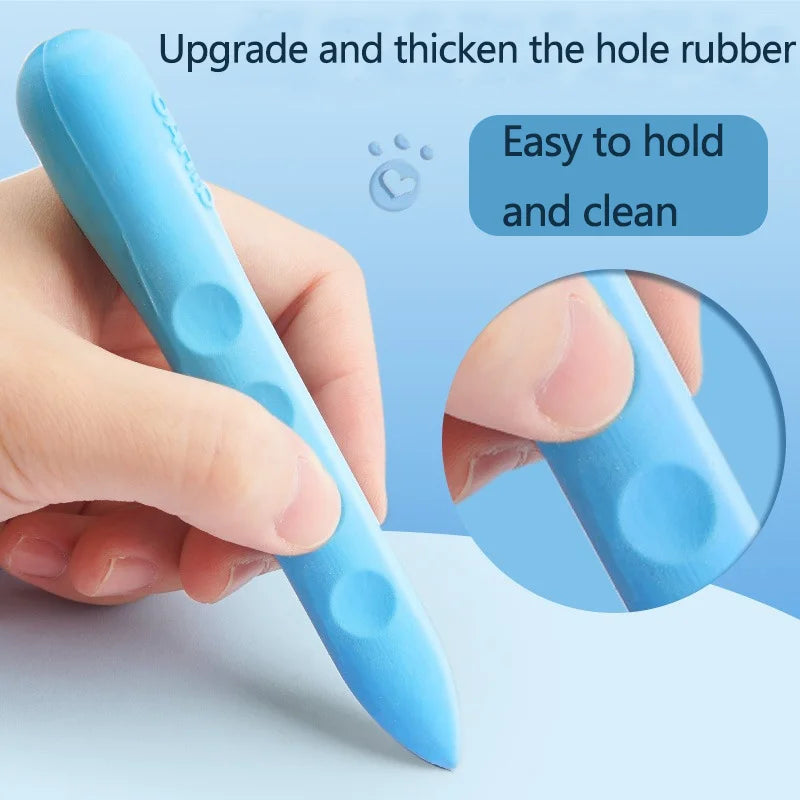 Gomme à trous très grand pour les élèves du primaire, sans marques ni sans copeaux, grande gomme créative pour les enfants sont durables