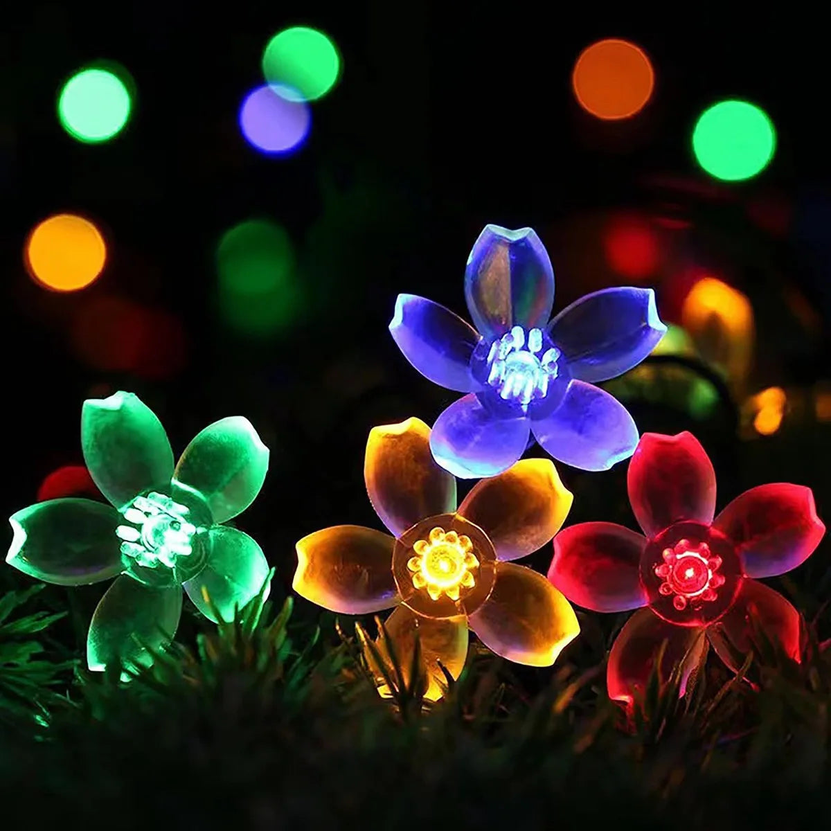 Guirlande lumineuse féerique à piles, 1 pièce, 10/20/30/40 LED, lumières en fleurs de cerisier pour décoration de mariage Patry