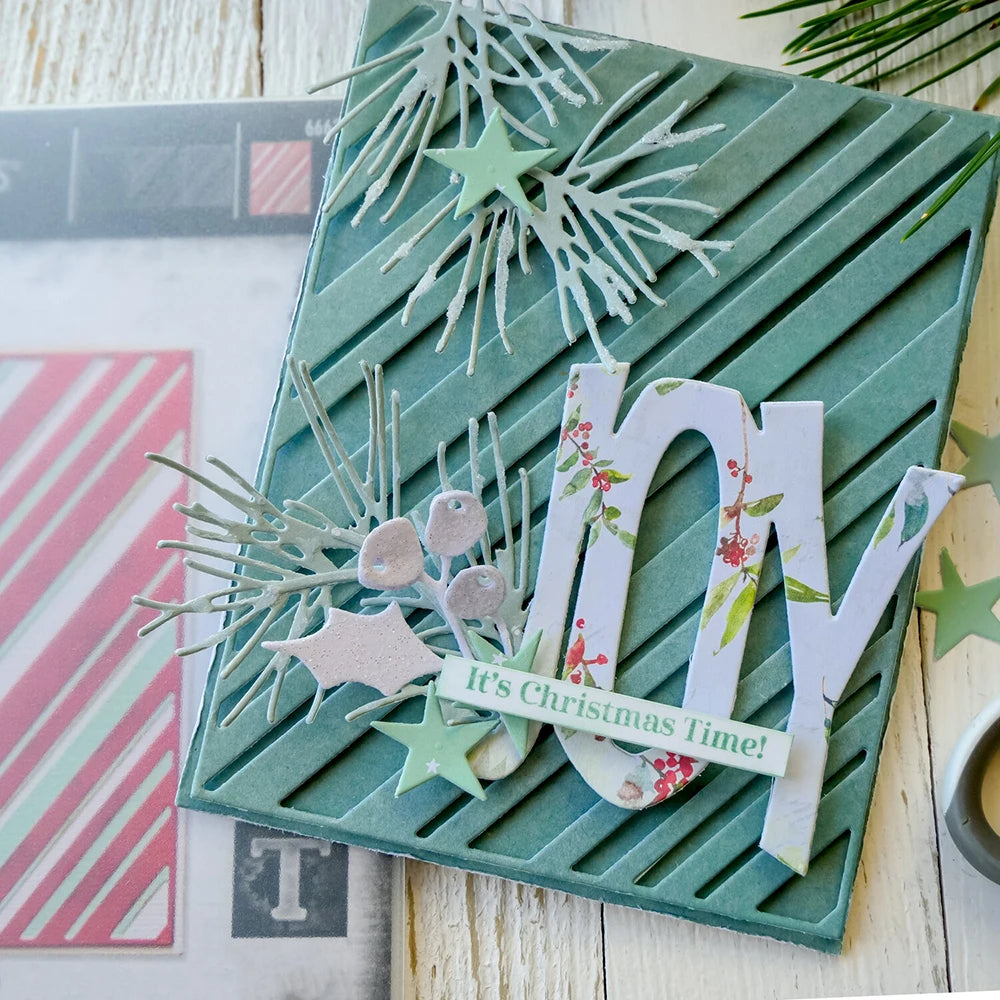 Matrices de découpe en métal, traîneau de renne de Noël