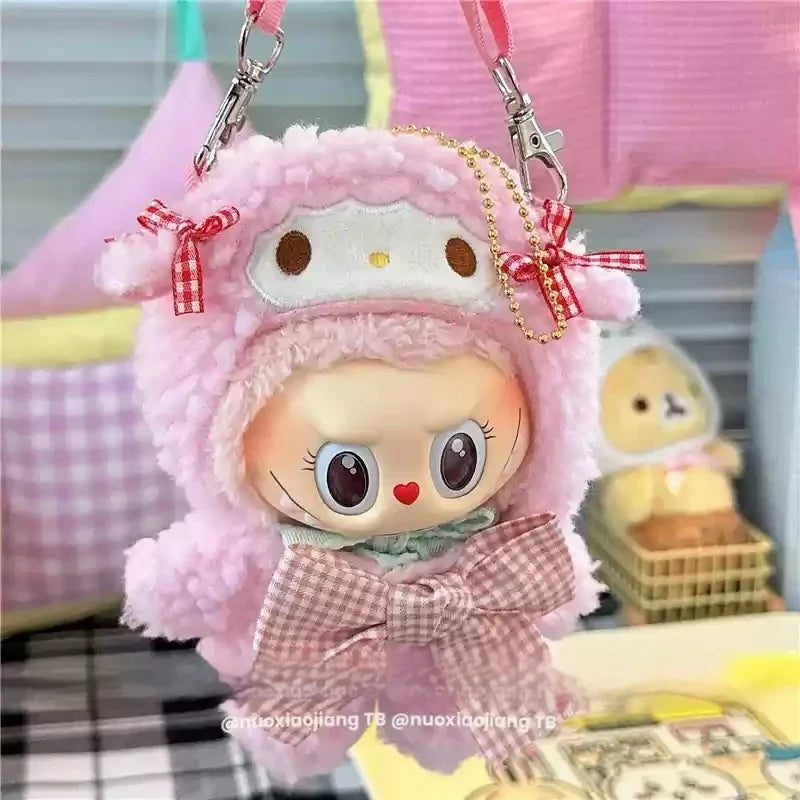 Nouvelle combinaison Labubu chaude Kuromi Hello Kitty vêtements sac à bandoulière