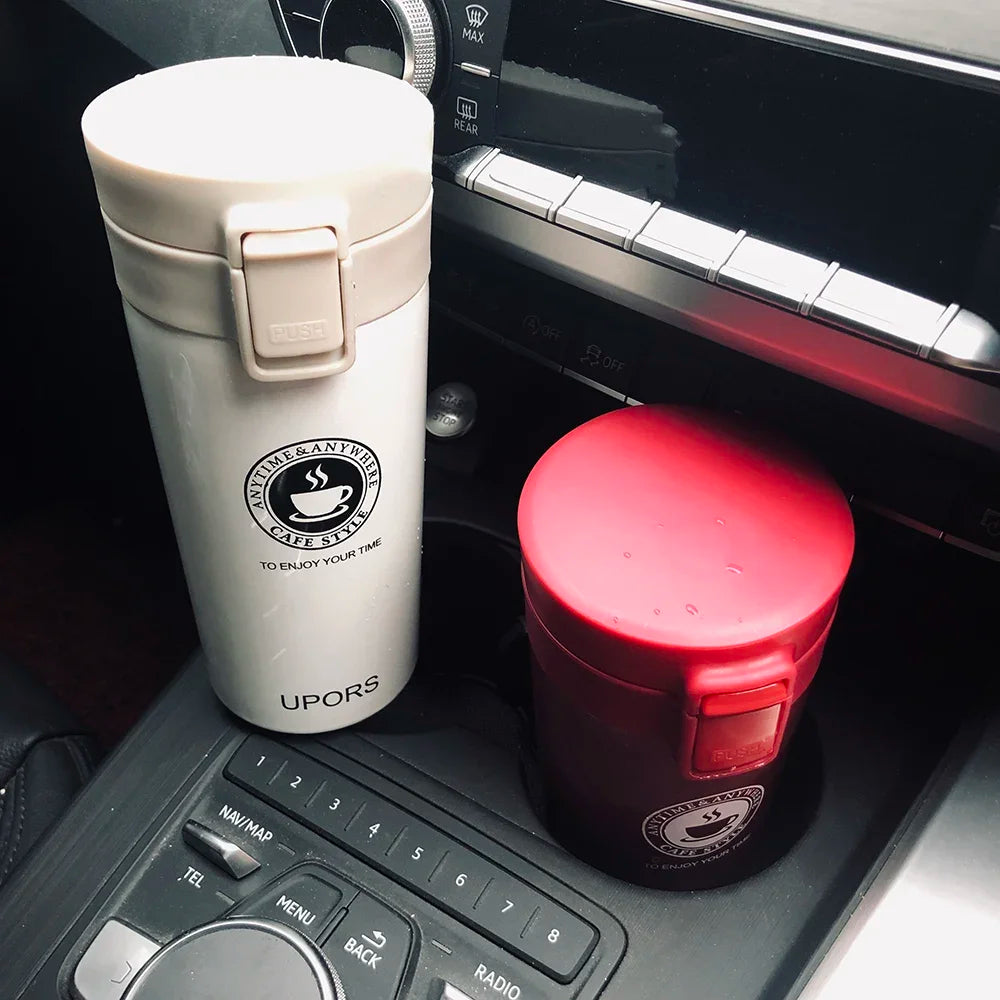 UPORS – tasse Thermos de voyage en acier inoxydable, pour café et thé, Premium, flacon sous vide, Thermos