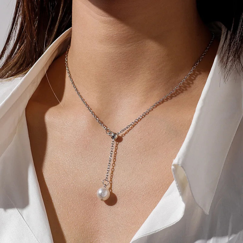Mode minimaliste deux feuilles pendentif colliers pour femmes bijoux