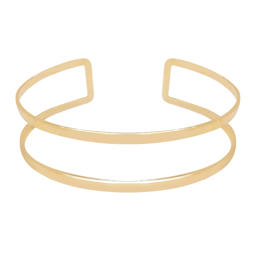 Nouveauté Bracelet de bras réglable couleur or brassard Bracelet mode Pulseiras Bijoux amant Bracelet Hip Hop bracelets pour femme