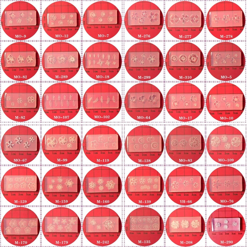 Moule pour Art, résine époxy UV, colle en Silicone, moule à fleurs tridimensionnel