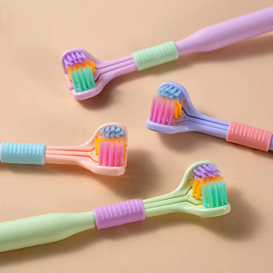 Tooth Brush with Soft Bristles Easy to Use Deep Cleaning Toothbrush for Adults Kids Boys Girls