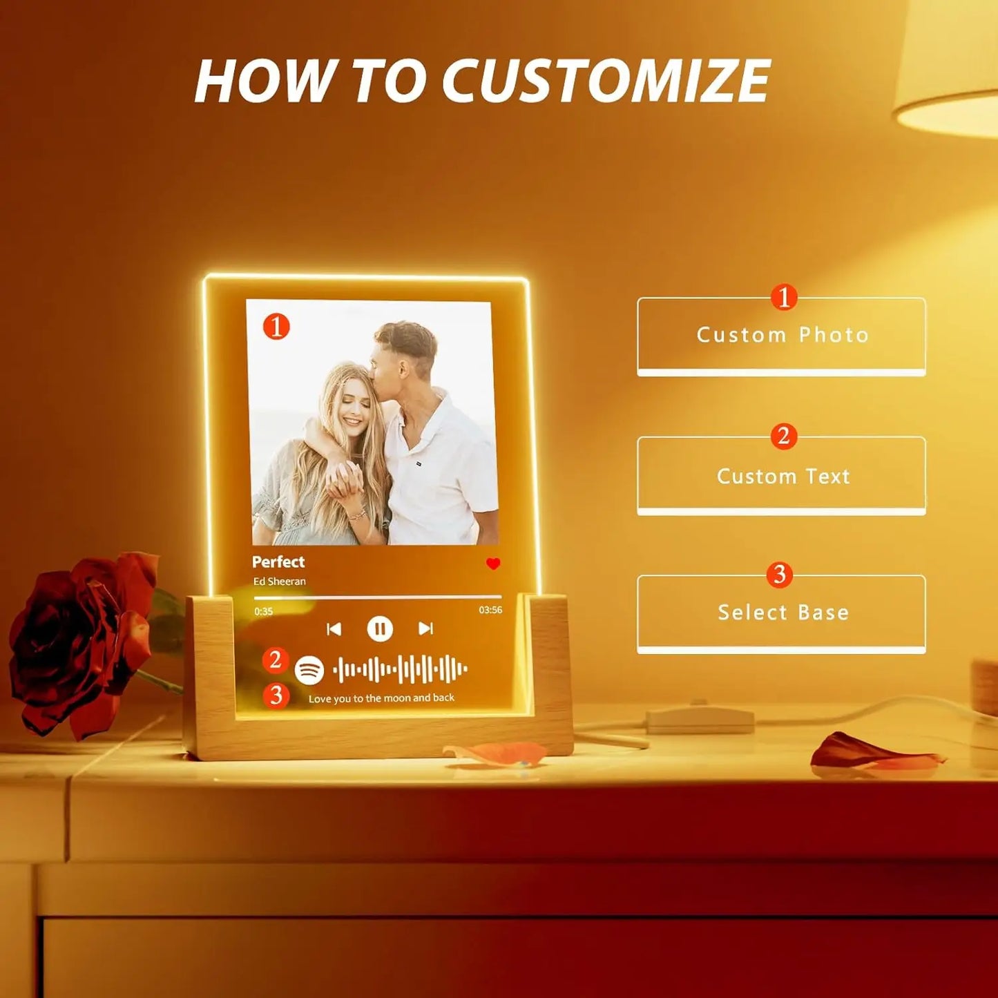 Plaque musicale Spotify personnalisée