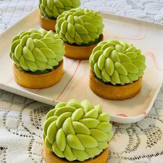 Moules à gâteaux en Silicone de qualité alimentaire, motif floral