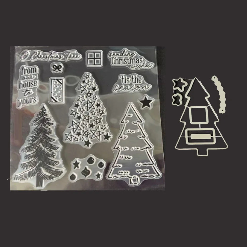 Ensemble complet de timbres et matrices de découpe spécialisés pour vos projets créatifs de Noë