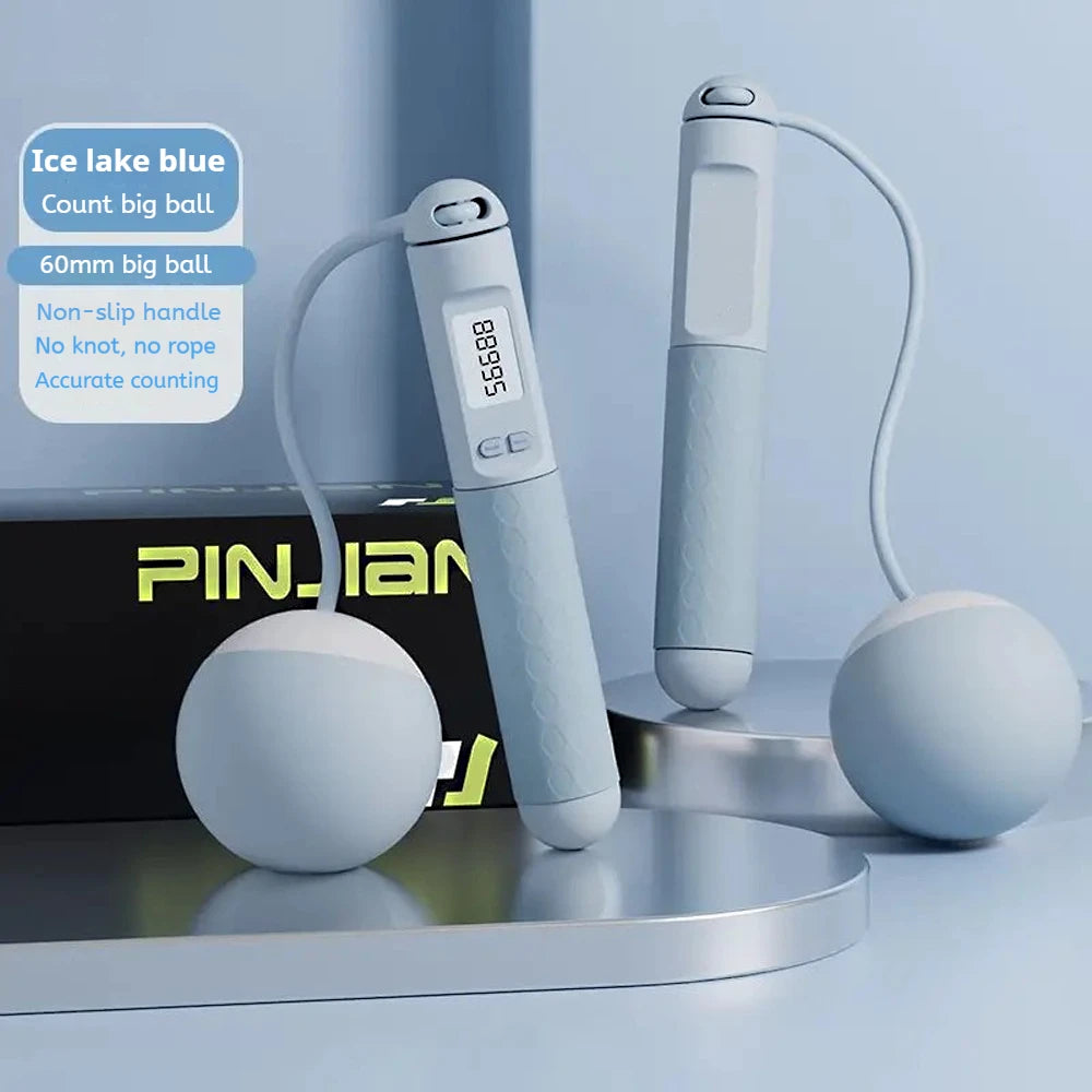 Corde à sauter sans corde avec compteur numérique pour un suivi précis de vos performances