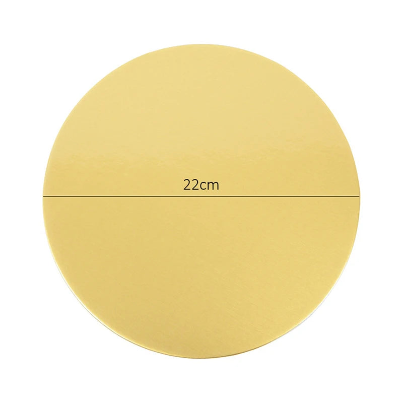 Ensemble de planches à gâteaux rondes de 10/16/22/26cm de diamètre, Base de Cakeboard, plateau à Dessert en papier jetable pour cupcakes, fournitures d'outils à gâteaux