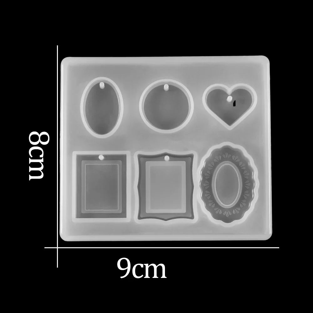 Boucles d'oreilles en cristal, moule en Silicone époxy pour bijoux, boucles d'oreilles, pendentif, fabrication de Style marin, moules en résine époxy UV, artisanat, outil de bricolage