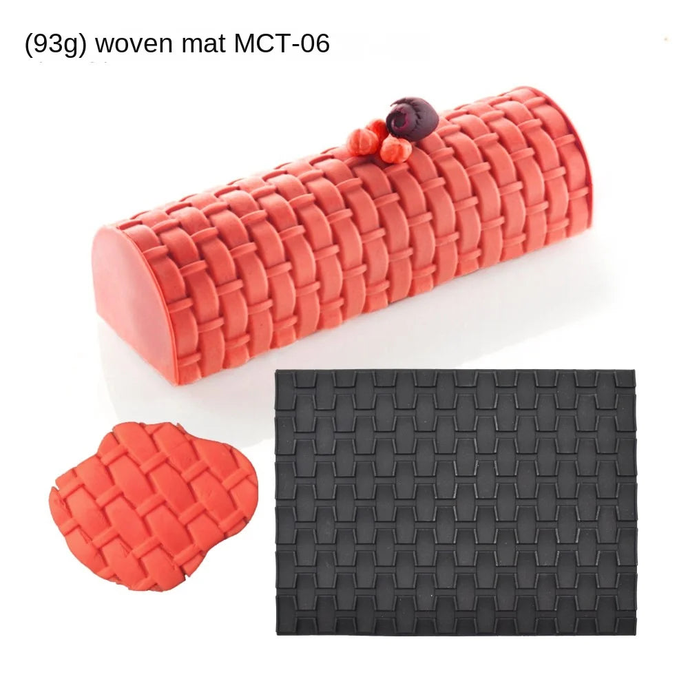 Rouleau suisse texturé Silicone tapis moule