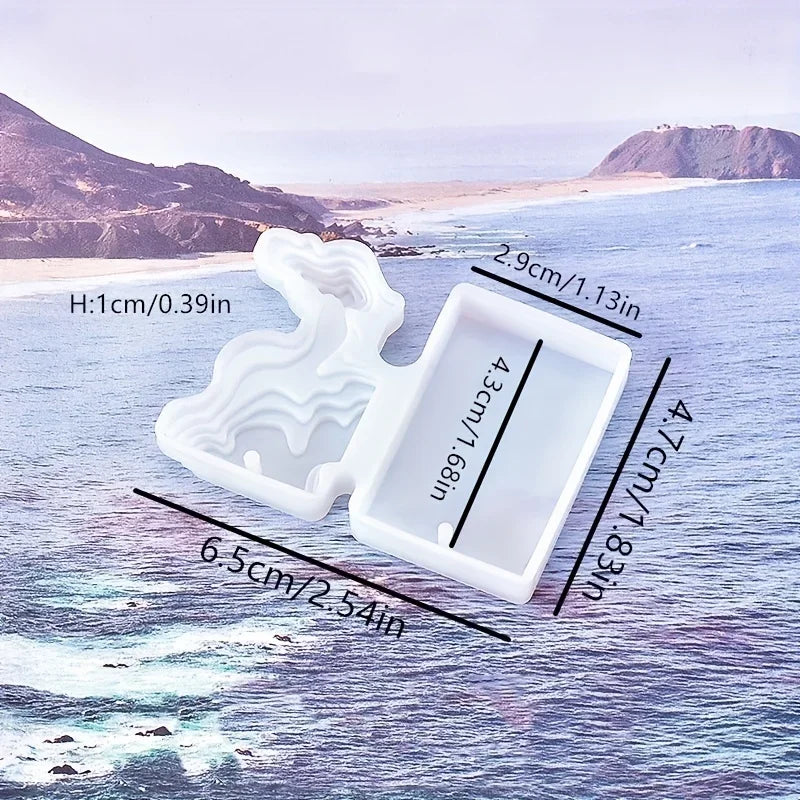 Boucles d'oreilles en cristal, moule en Silicone époxy pour bijoux, boucles d'oreilles, pendentif, fabrication de Style marin, moules en résine époxy UV, artisanat, outil de bricolage