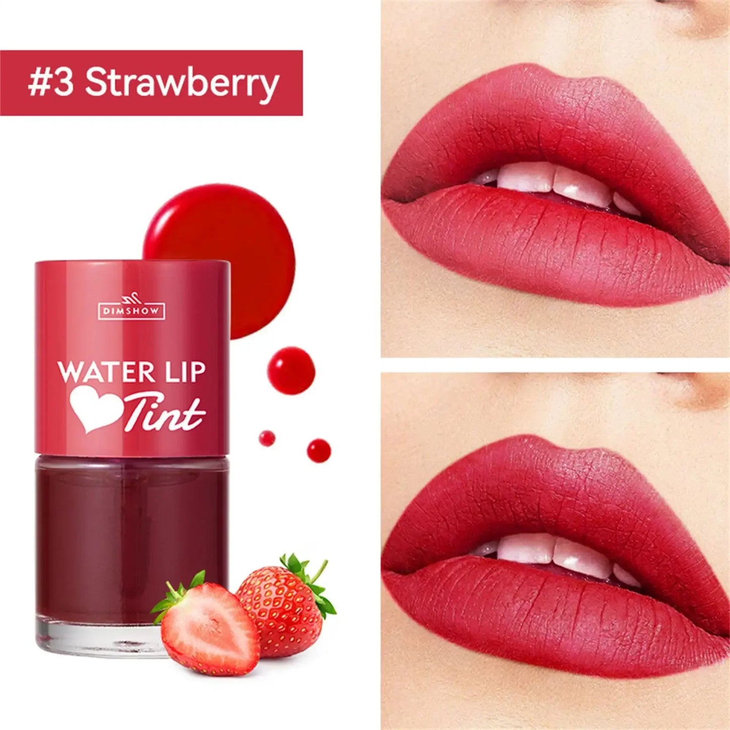 Teinte teinture liquide rouge à lèvres et Blush 2 en 1 étanche miroir brillant à lèvres eau teinte à lèvres Non collant lèvres yeux joue maquillage cosmétique