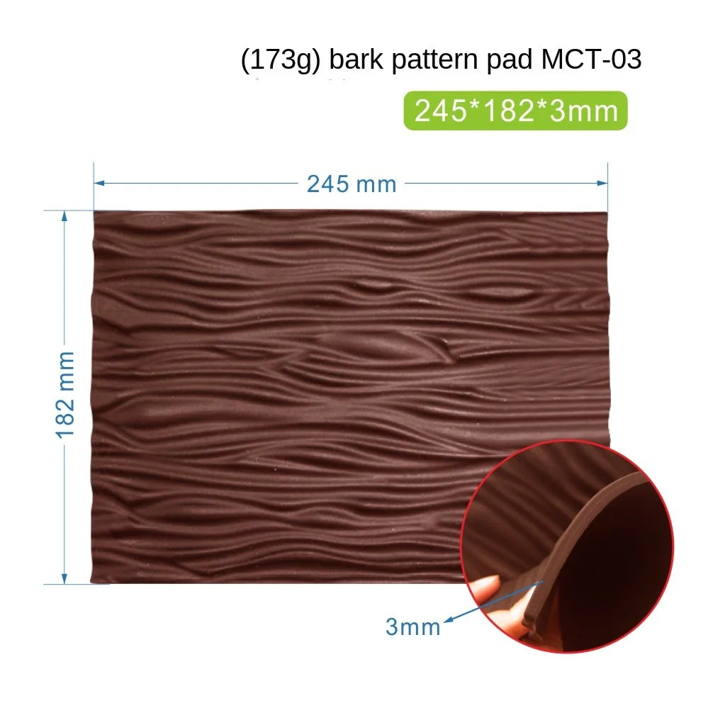 Rouleau suisse texturé Silicone tapis moule