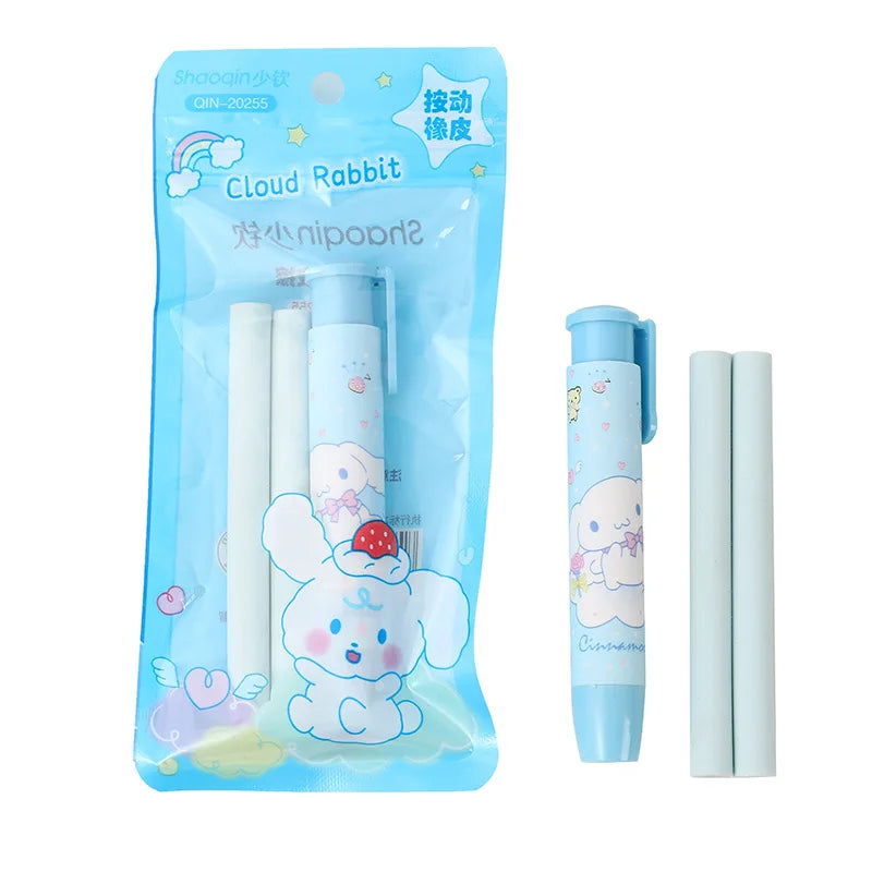 3 ensembles de gommes à pression créatives de dessin animé, produits spéciaux pour enfants de la maternelle et de l'école primaire, gomme mignonne