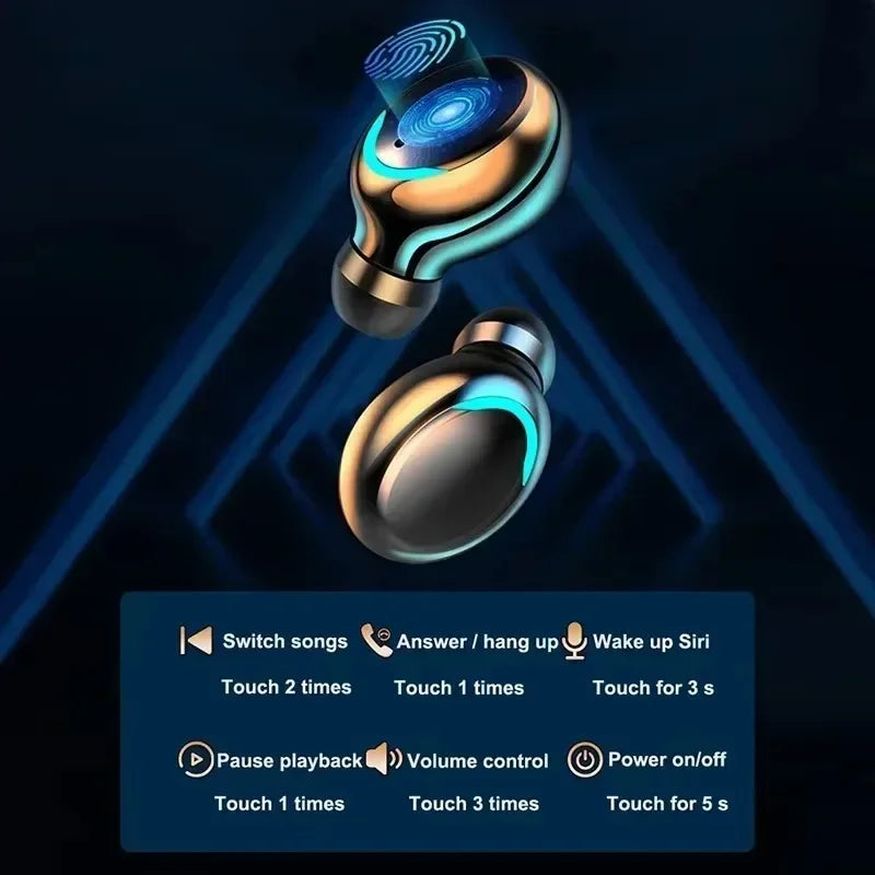 F9 écouteurs sans fil Bluetooth casque stéréo Sport étanche réduction du bruit écouteurs sans fil avec micro pour Lenovo écouteur