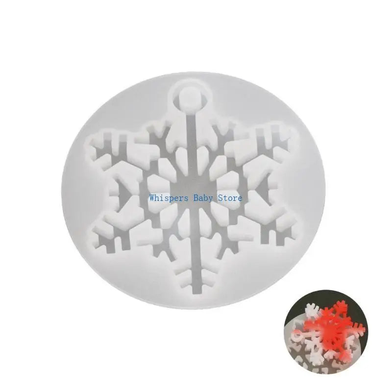 U90E Moules flocons neige en résine époxy réutilisables pour les boucles d'oreilles les clés