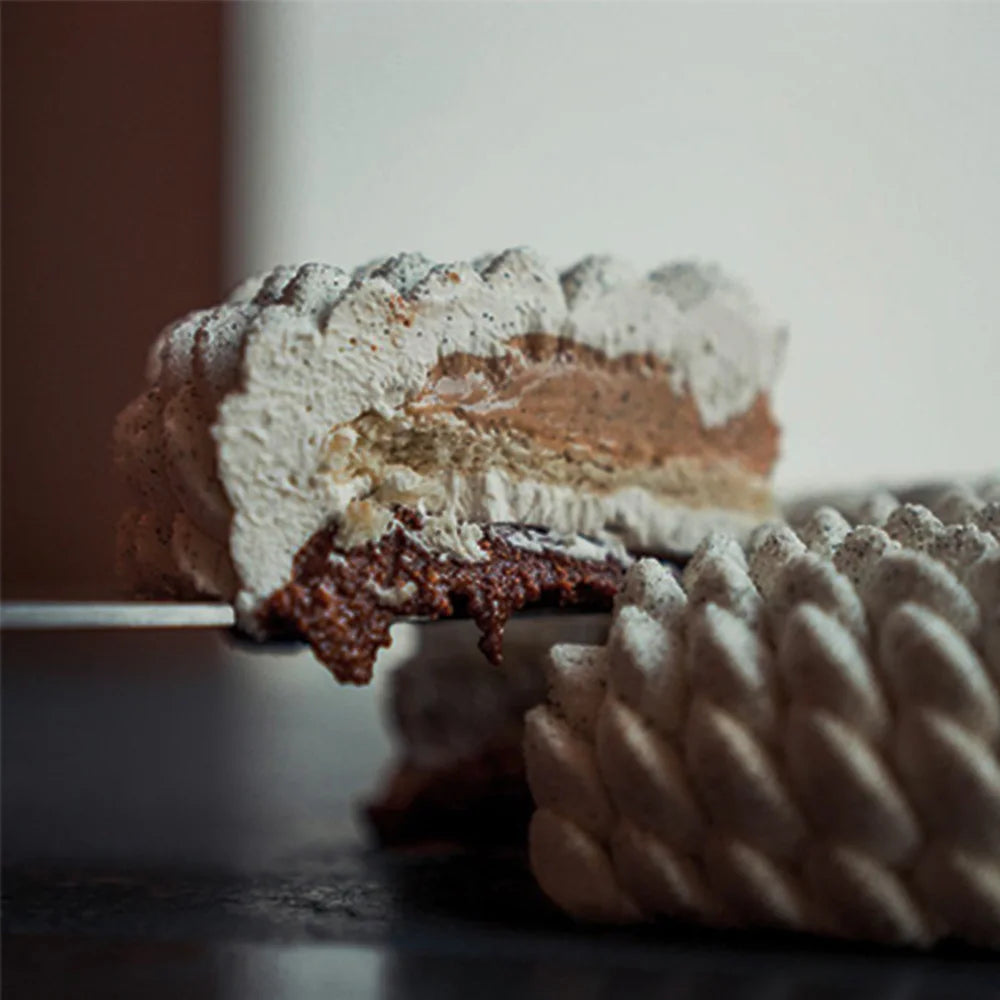 Moules à gâteaux en Silicone de qualité alimentaire, motif floral