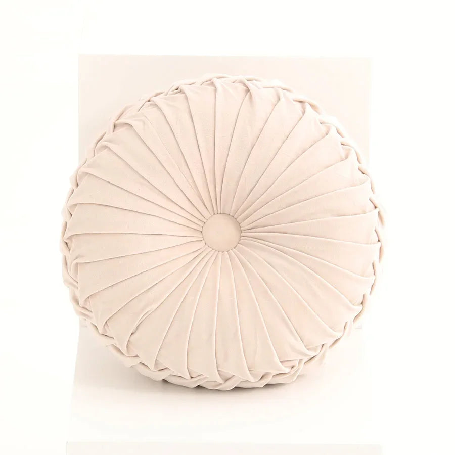 Coussin de soutien lombaire en velours néerlandais 3D plissé