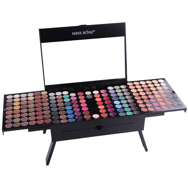 Palette de maquillage pour les yeux, 180 couleurs, fard à barrage, poudre, blush, kit cosmétique, apprêt, Shoous, ensemble