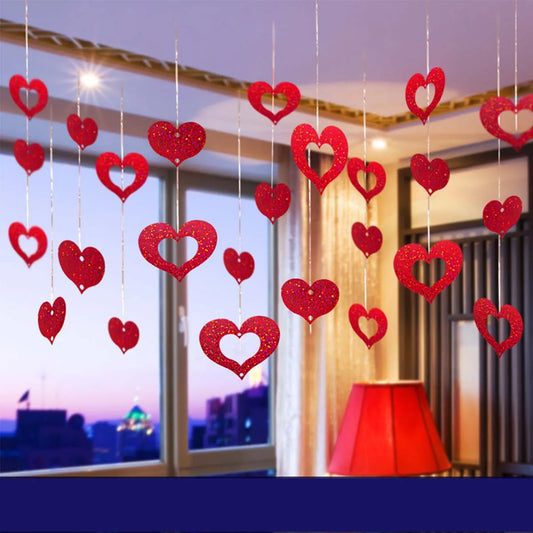 100 pièces décoration de fête d'anniversaire de mariage décoration ballon pluie soie paillettes pendentif fournitures de mariage décoration de salle de mariage