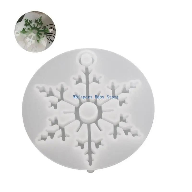 U90E Moules flocons neige en résine époxy réutilisables pour les boucles d'oreilles les clés