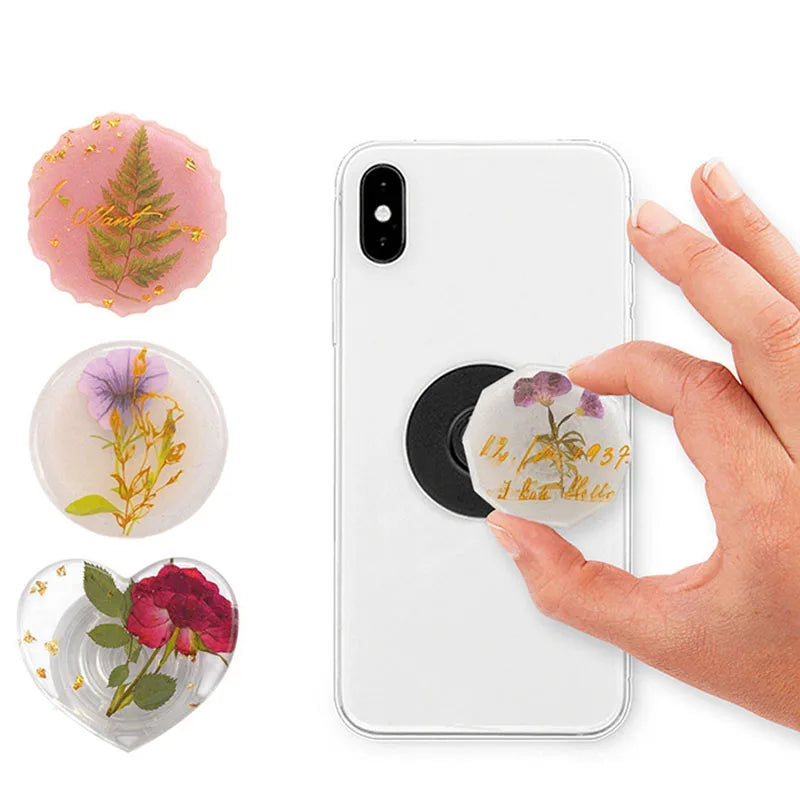 Support de téléphone portable irrégulier, moule en résine époxy pour bricolage, Support de téléphone portable, moule en Silicone, Support de poignée de téléphone, outils de Support de bureau