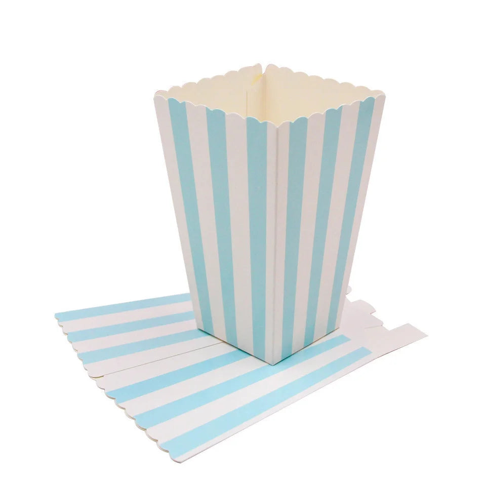 Nouveau ! Lot de 12 boîtes/gobelets à popcorn roses, décorations de fête à thème