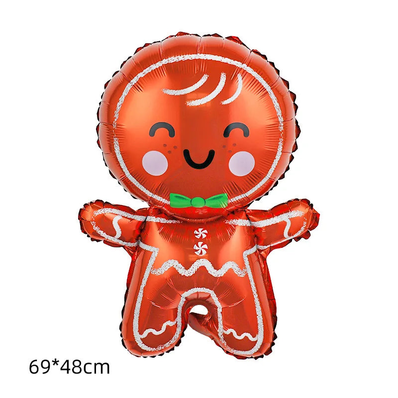 Ballons Joyeux Noël, Bonbons, Père Noël, Elk, Décorations Noël