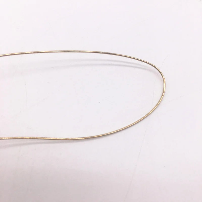 Fil de perles en laiton et cuivre, 0.2/0.3/0.4/0.5/0.6/0.7/0.8/1.0mm, pour la fabrication de bijoux, couleurs dorées