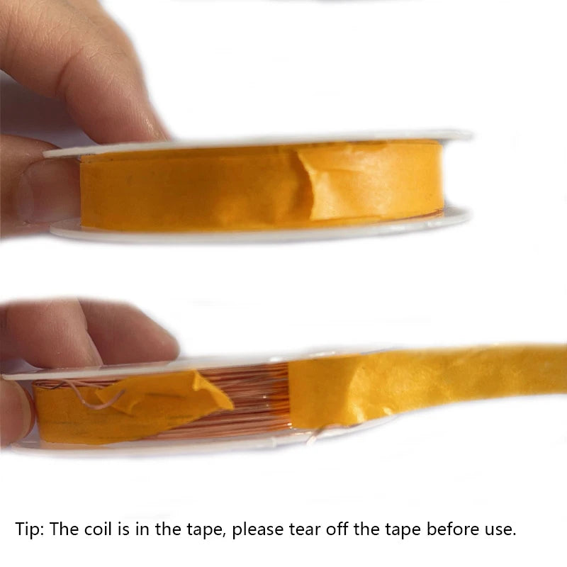 Bobine de fil de cuivre pur, 1-10m, fil de cuivre nu, T2, conducteur, ligne nue, diamètre 0.1mm, 0.15mm, 0.2mm, 0.3mm, 0.4mm, 0.5mm, 5mm