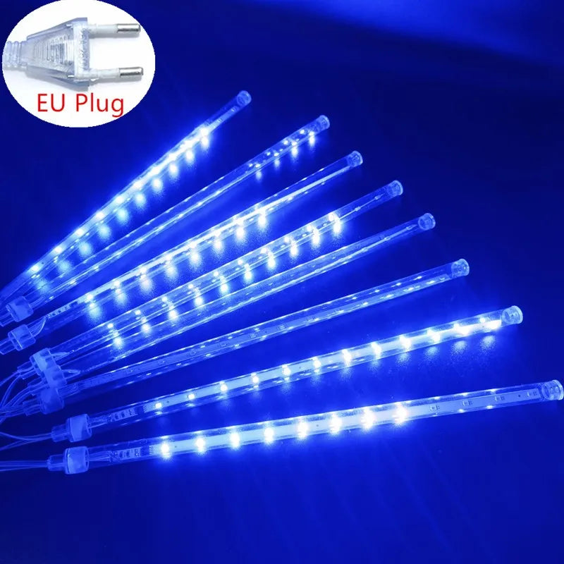 Prise ue LED pluie de météores lumière 30/50 cm