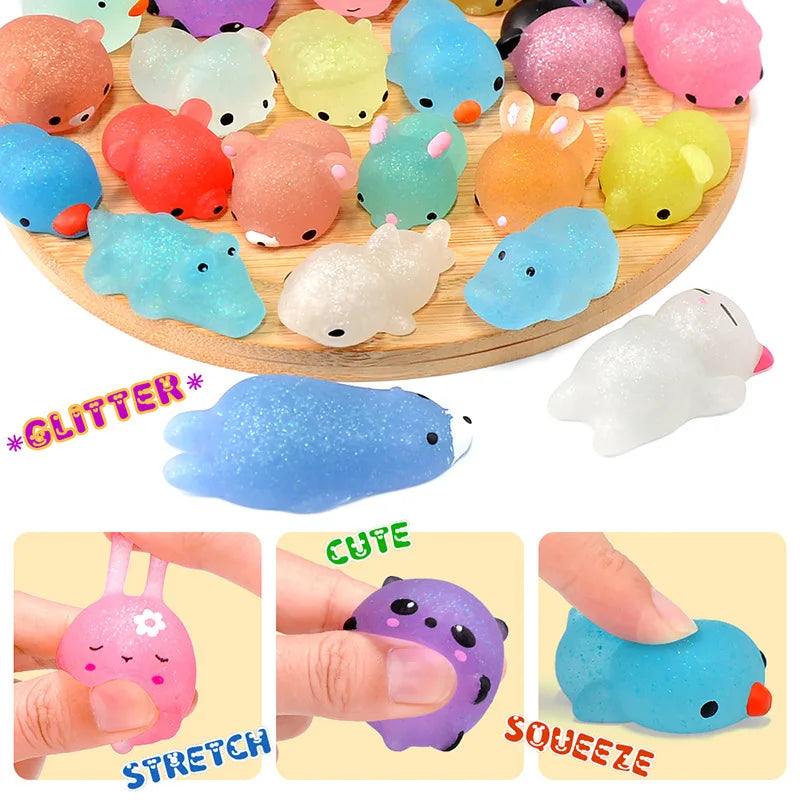 Mochi Squishies Kawaii Anima, jouets Squishy pour enfants, balle anti-Stress, cadeaux de fête à presser, jouets anti-Stress pour anniversaire, nouvelle collection