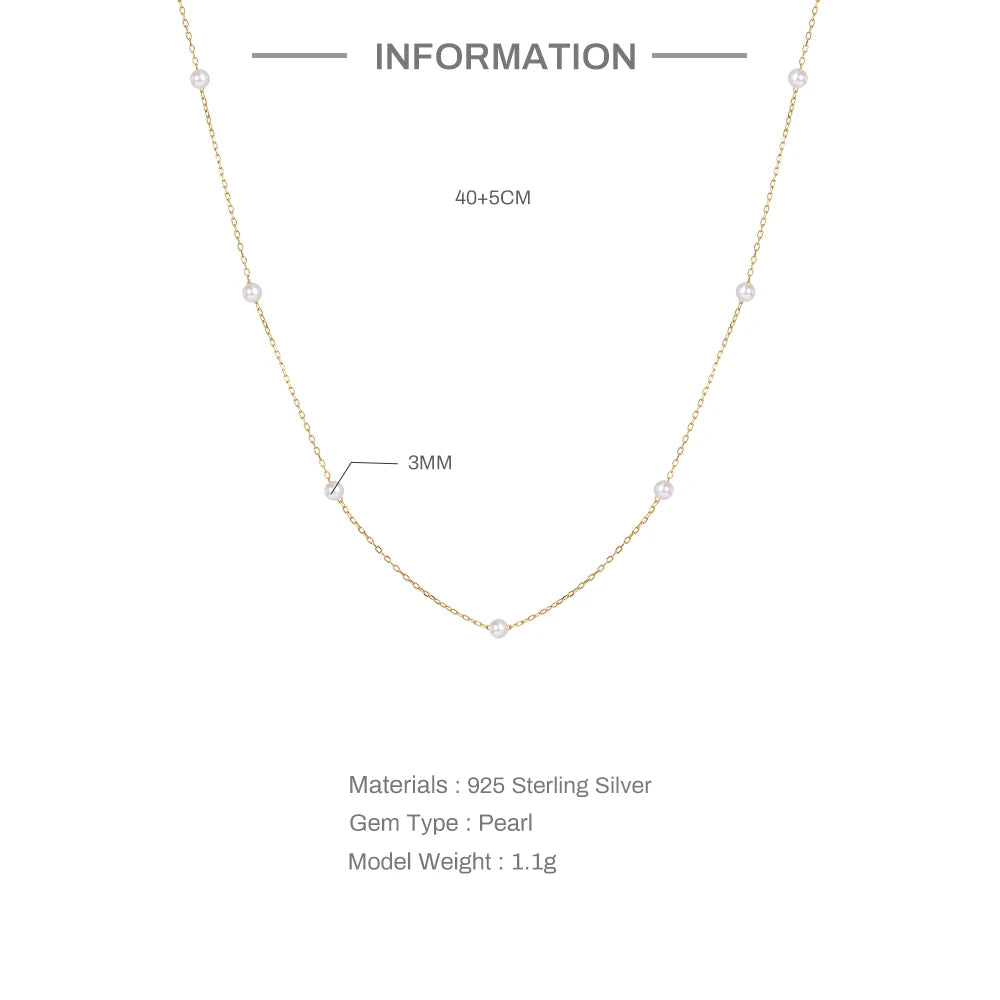 Collier  de perles pour femmes, longue chaîne