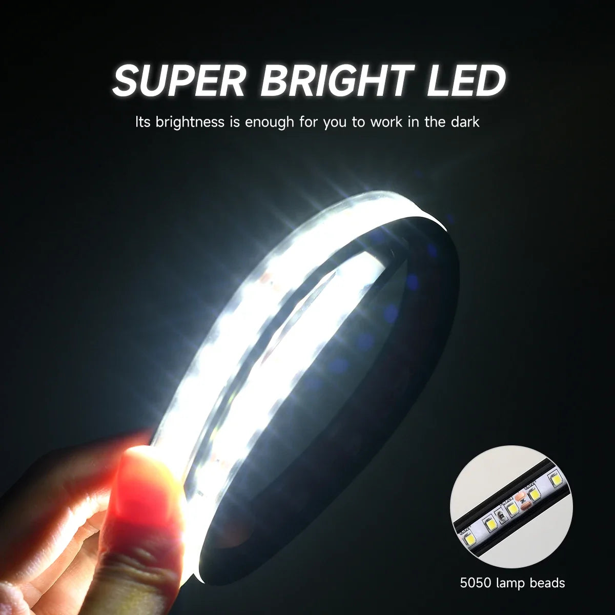 Éclairage LED sous le capot de voiture 2 en 1, 12V, universel, étanche, bande de lumière blanche Super brillante, convient à tout véhicule