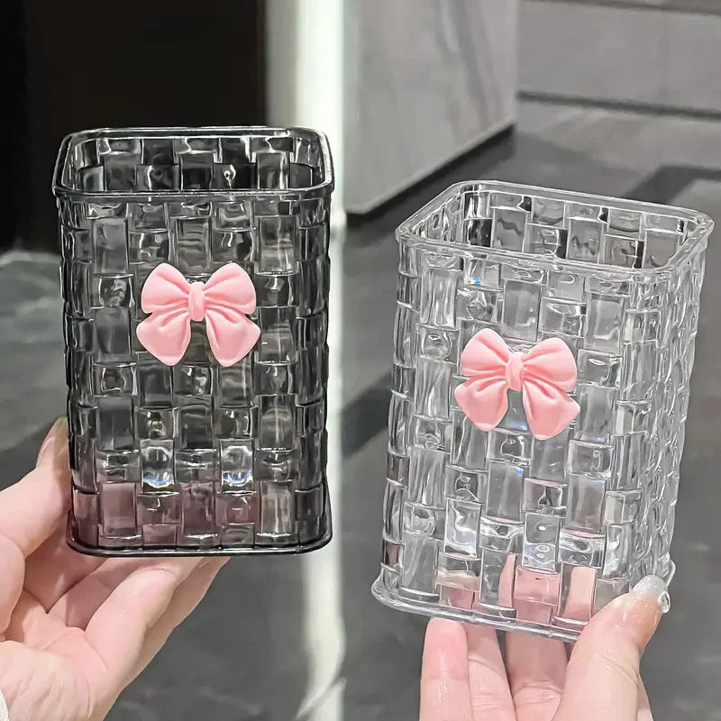 Boîte de rangement pour pinceaux de maquillage en acrylique transparent, organisateur de cosmétiques de bureau, rangement de rouge à lèvres, présentoir de vernis à ongles, étui à bijoux