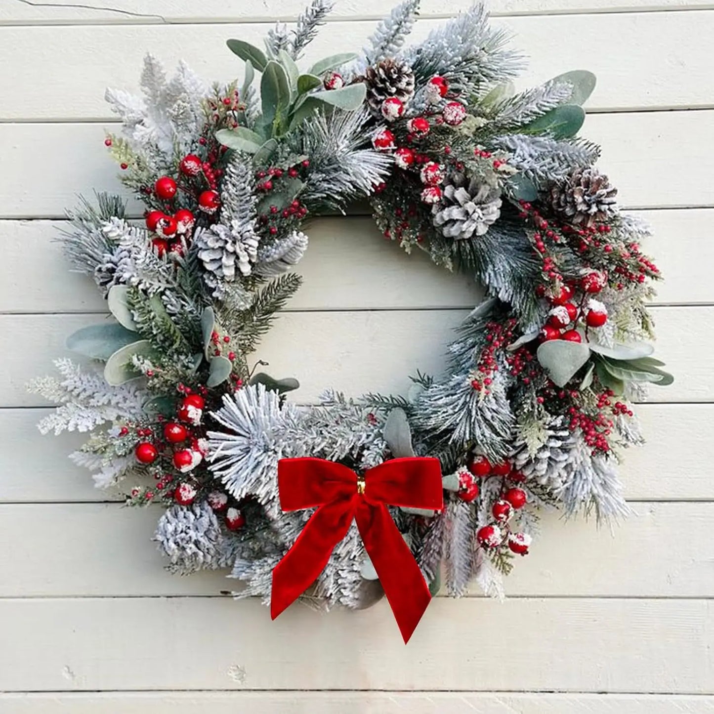 Décoration de nœud papillon de noël, 24 pièces