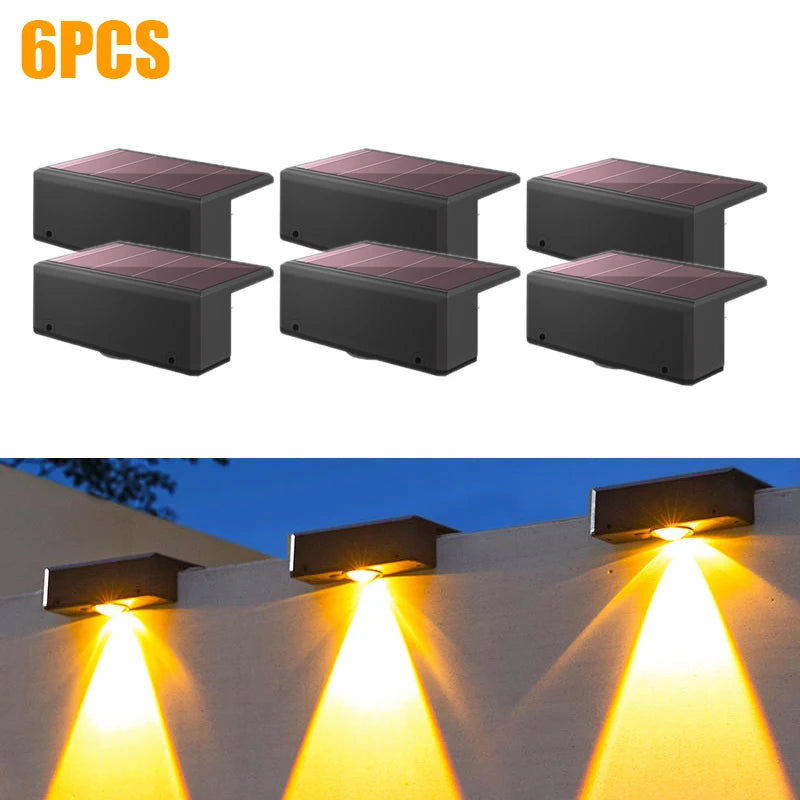 Lampe de lavage murale solaire étanche extérieure mur LED lumière cour lampe décorative balcon jardin