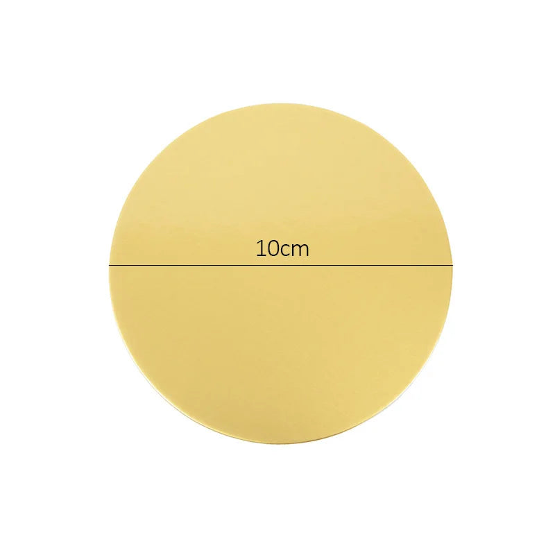Planches à gâteaux rondes dorées et argentées, 10/16/22/26cm, Base en carton circulaire, plateau à Dessert pour cupcakes, fournitures de décoration de gâteaux pour fête d'anniversaire