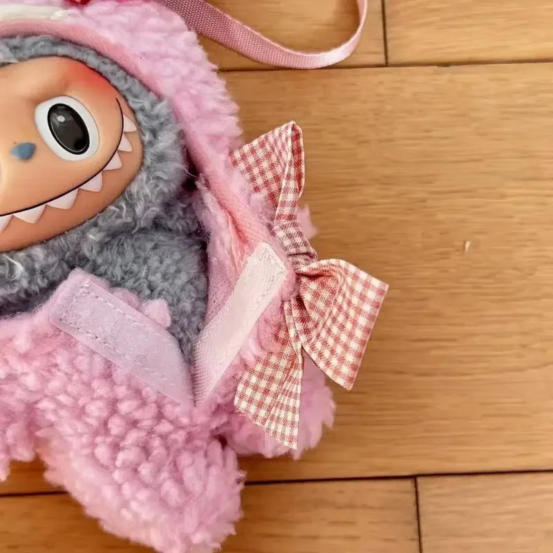 Nouvelle combinaison Labubu chaude Kuromi Hello Kitty vêtements sac à bandoulière