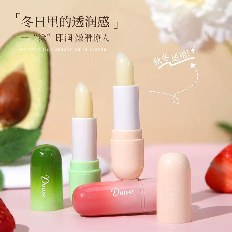 Nouveaux ensembles de baumes à lèvres Fruits hydratant lèvres hydratant nourrissant hydratant rouge à lèvres Kits lèvres huile hydratante et Non grasse