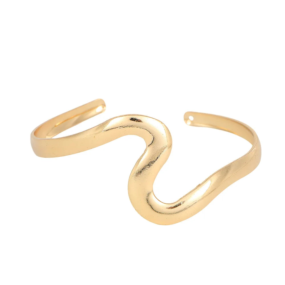 Nouveauté Bracelet de bras réglable couleur or brassard Bracelet mode Pulseiras Bijoux amant Bracelet Hip Hop bracelets pour femme