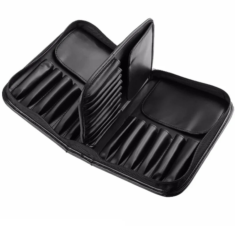 Sac de maquillage cosmétique à fermeture éclair, trousse de toilette de voyage pour brosse, mallette de lavage, grande capacité, conteneur de beauté, pochette de rangement, organisateur étanche