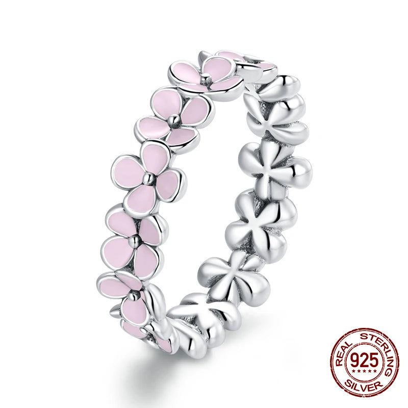 Bague couleur argent femme