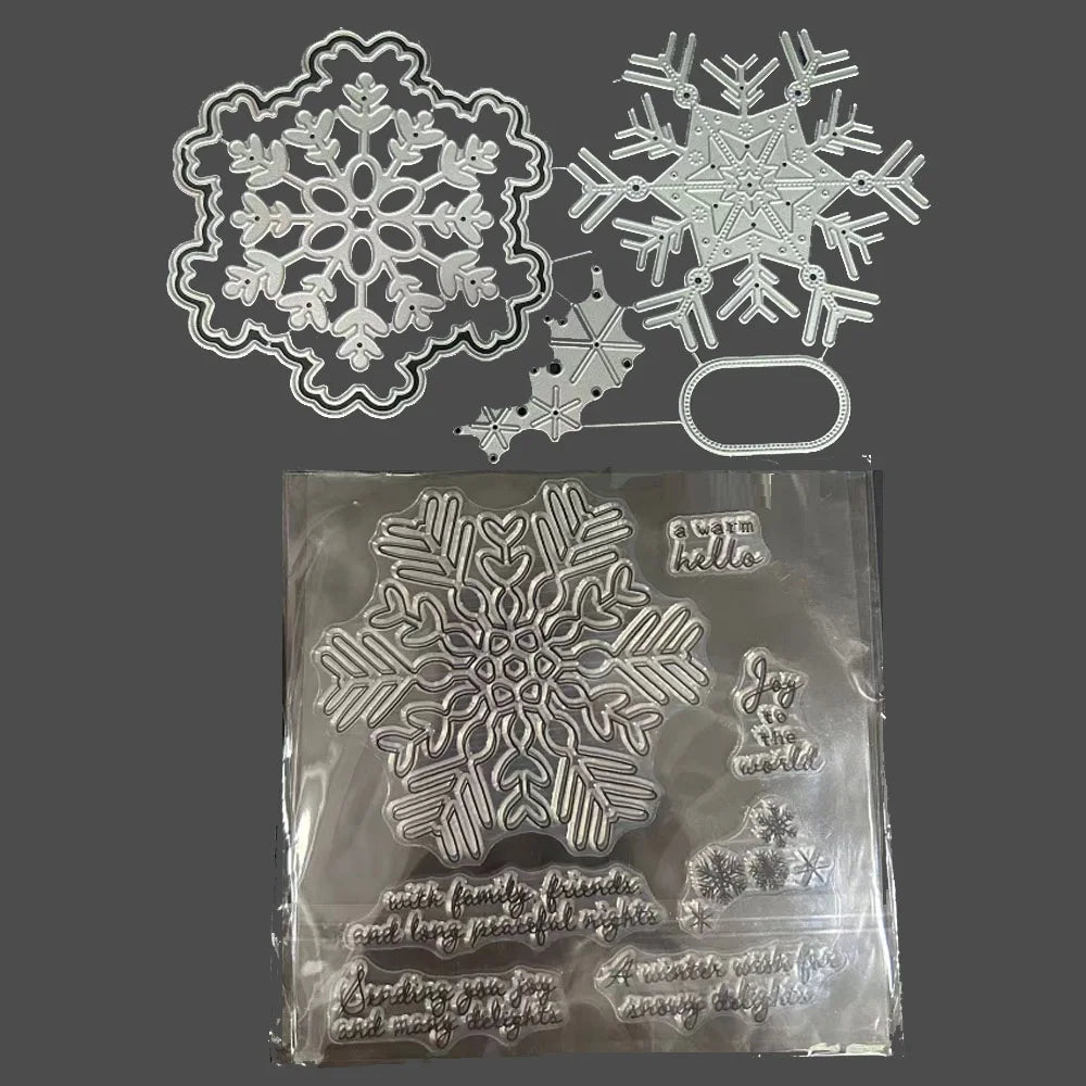 Ensemble complet de timbres et matrices de découpe spécialisés pour vos projets créatifs de Noë