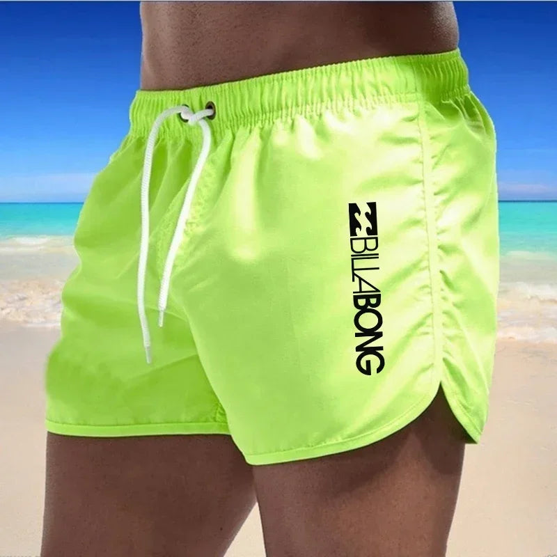 Short de plage d'été à séchage rapide pour hommes et femmes, court de course de fitness en plein air, short de surf multicolore