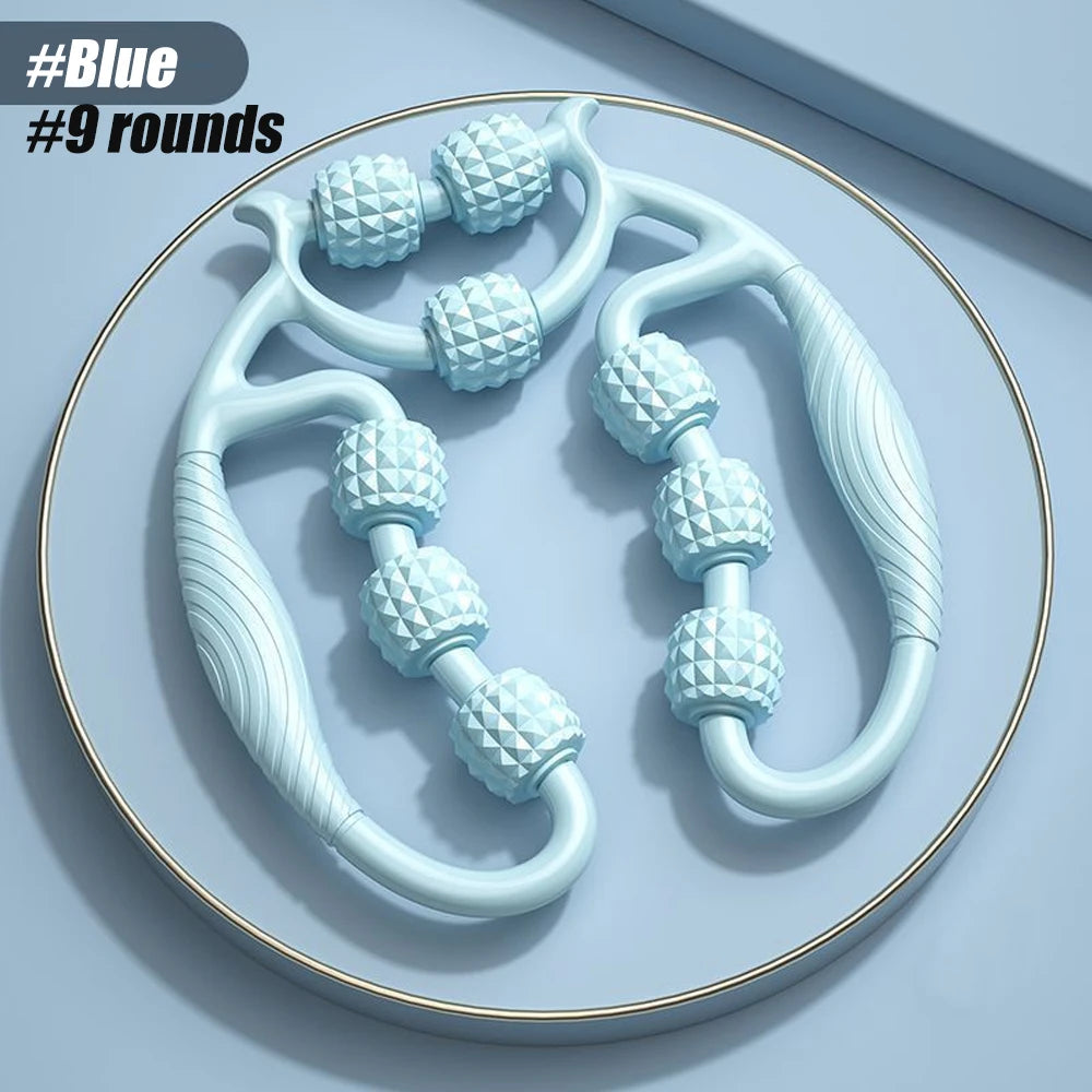 Rouleau de Massage pour le cou, les cuisses, les mollets et les jambes,  des tissus profonds, outils myofacaux en mousse, récupération professionnelle